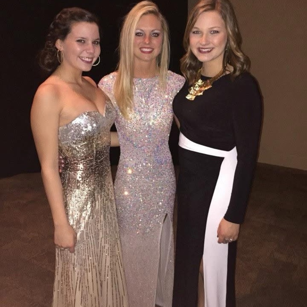 Elegant Sequin Evening Gown